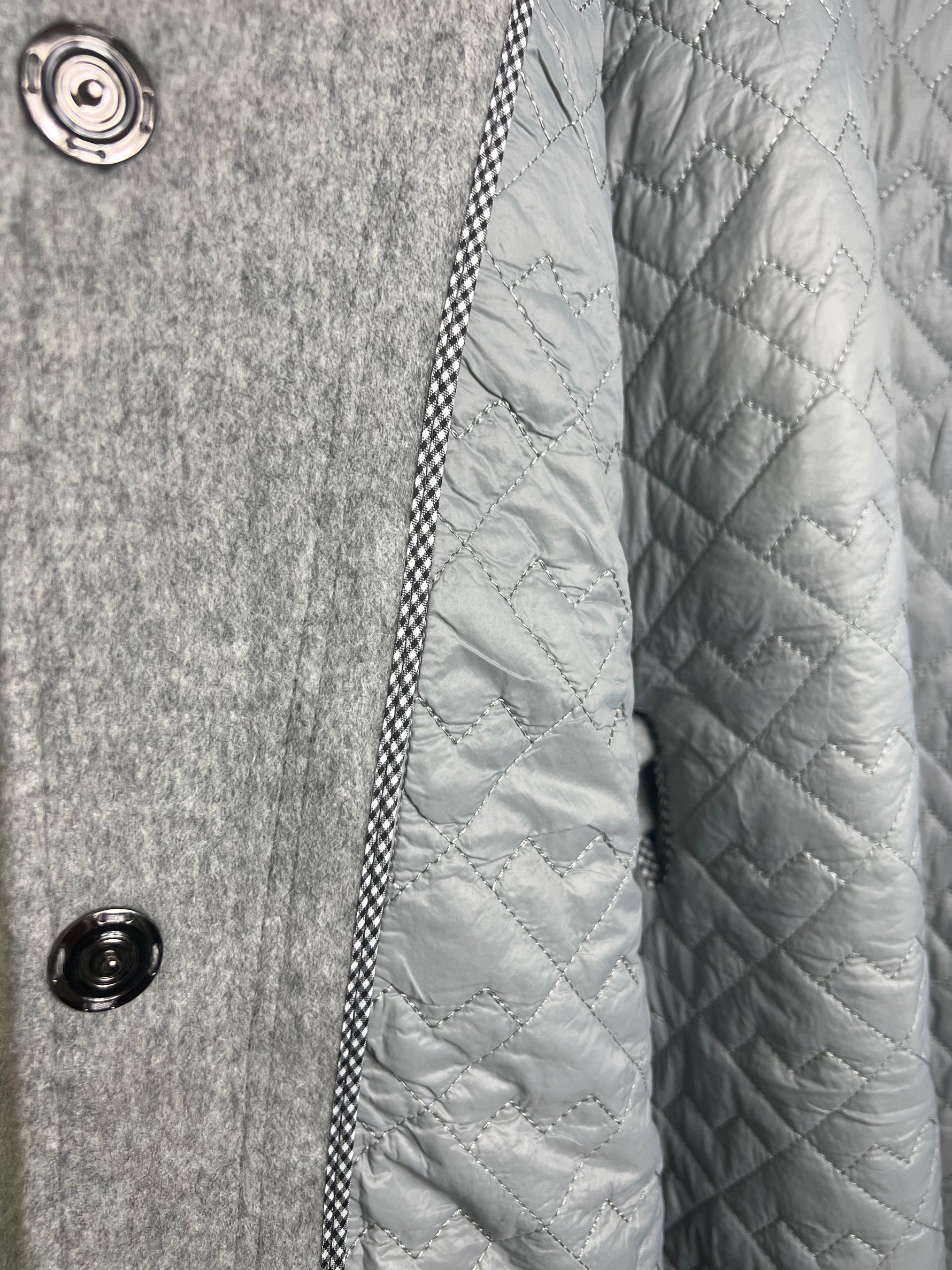 Genuine Scandinavian Mink Fur Virgin Wool Coat - By Baano