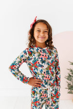 Holly Floral | GIRLS WIDE-LEG SET - By Baano