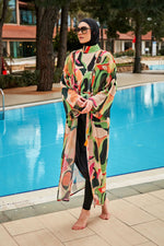 Colourful Pareo Kimono P2414 Marina Modest
