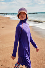 Lycra Purple Burkini Modest Swimwear M2494 - By Baano