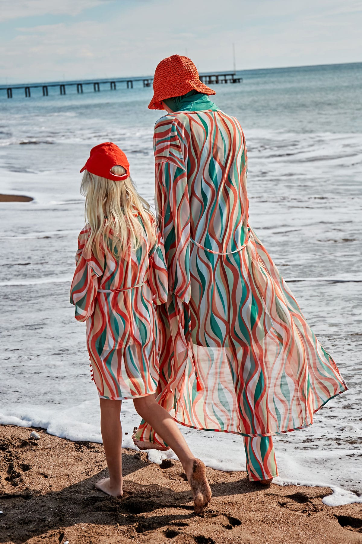 Green Pareo Kimono P2423 Marina Modest