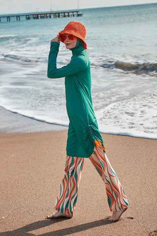 Lycra Green Burkini Modest Swimwear M2493 - By Baano