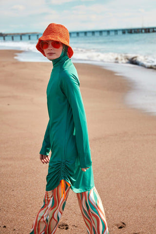 Lycra Green Burkini Modest Swimwear M2493 - By Baano