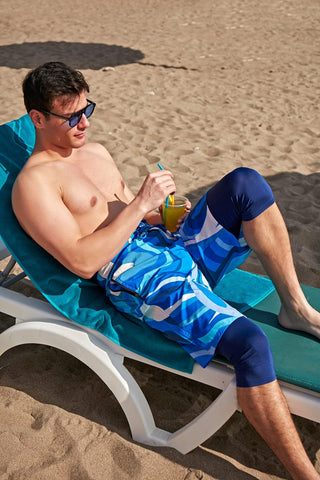 Navy Men's Shorts S2409 - By Baano