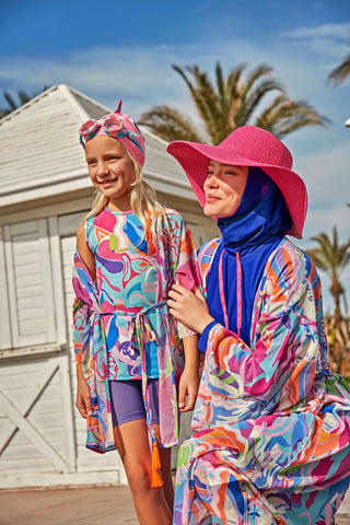 Lycra Royal Blue Burkini Modest Swimwear M2483 - By Baano