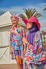 Lycra Purple Burkini Modest Swimwear M2496 - By Baano