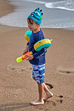 Woven Navy Boys Shorts B2430 Marina Modest