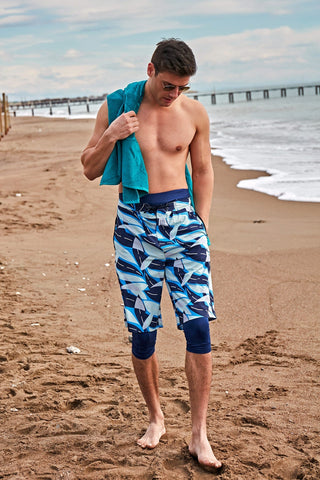 Navy Men's Shorts S2410 - By Baano