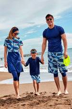 Woven Navy Boys Shorts B2436 Marina Modest