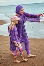 Purple Pareo Kimono P2426 Marina Modest