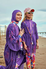 Purple Pareo Kimono P2426 Marina Modest