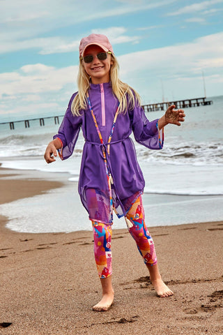 Kids' Purple Kimono P2427 - By Baano