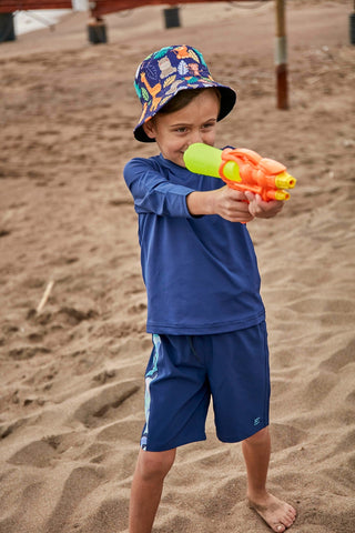 Navy Boys Shorts B2433 - By Baano