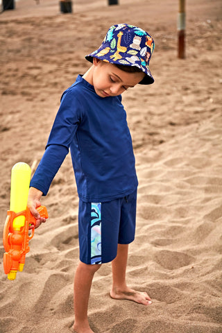 Navy Boys Shorts B2433 - By Baano