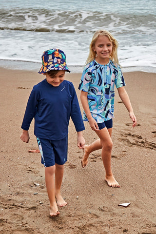 Navy Boys Shorts B2433 - By Baano