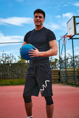 Black Men's Shorts S2405 - By Baano