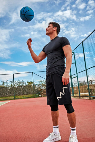 Black Men's Shorts S2405 - By Baano