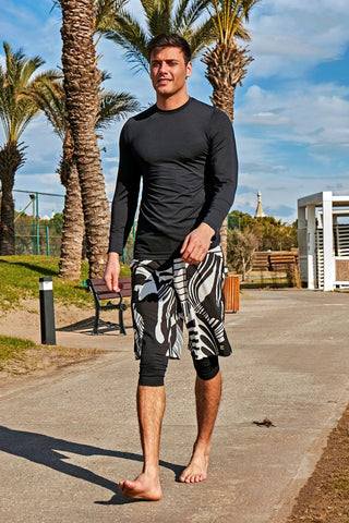 Black Men's Shorts S2403 - By Baano