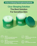 CICA Panthenol Moisturizing Cream | Overnight Face Cream | Soothing, Moisturizing, and Hydrating Facial Mask with Hyaluronic Acid | Korean Skin Care Overnight Moisturizer | 2.70 Fl Oz