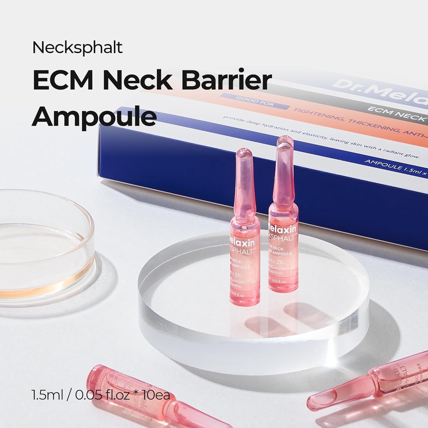 Dr. Melaxin Necksphalt ECM Neck Barrier Ampoule - By Baano
