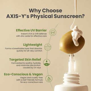 AXIS-Y Complete No-Stress Physical Sunscreen SPF50+ PA++++ - By Baano