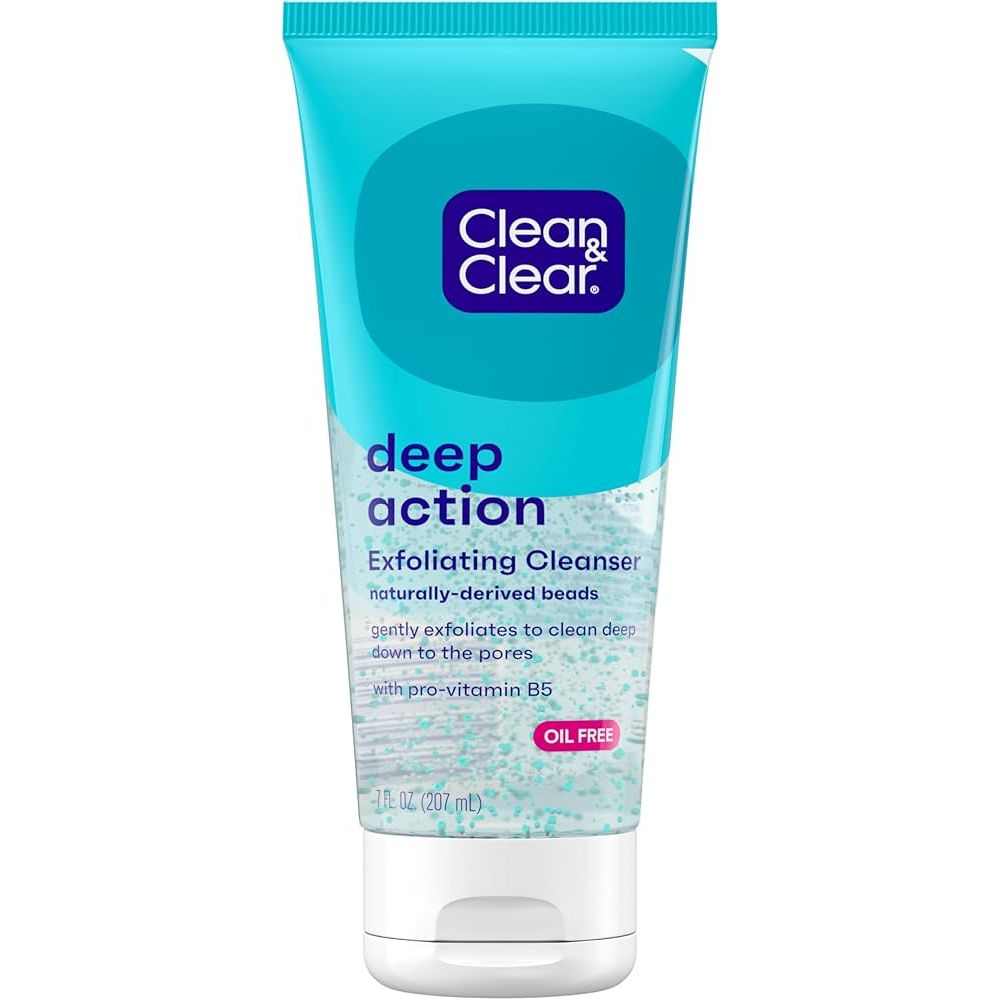 Clean & Clear Deep Action Exfoliating Facial Scrub 7 Oz