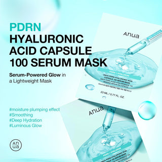 ANUA PDRN Hyaluronic Acid Capsule 100 Serum Mask - By Baano
