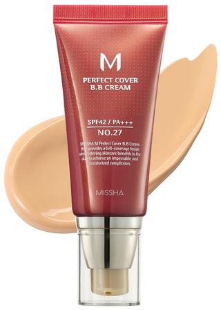 [Damage Box] Missha M Perfect Cover BB Cream #27 Honey Beige - By Baano