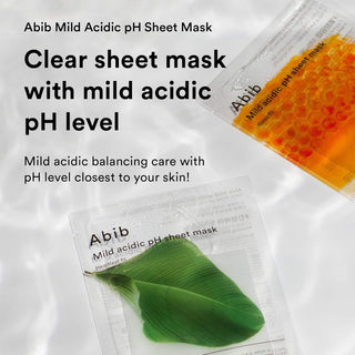 Abib Mild Acidic pH Sheet Mask - By Baano