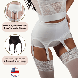 Style 72522 | Garter Belt | Six Metal Garters | Moderate Shaping & Tummy Control Rago Shapewear