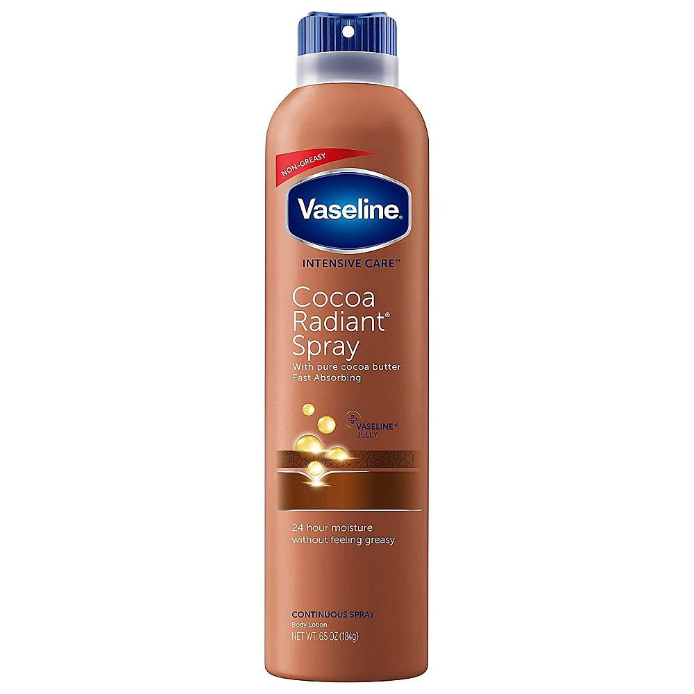 Vaseline Intensive Care Cocoa Radiant Spray Moisturizer 6.5oz