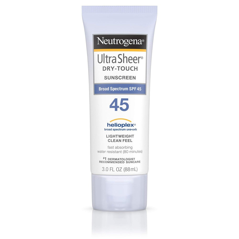 Neutrogena Ultra Sheer Dry Touch Sunscreen Broad Spectrum SPF 45, 88ml