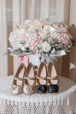 Camille- Gold Leather Mary Jane Shoes