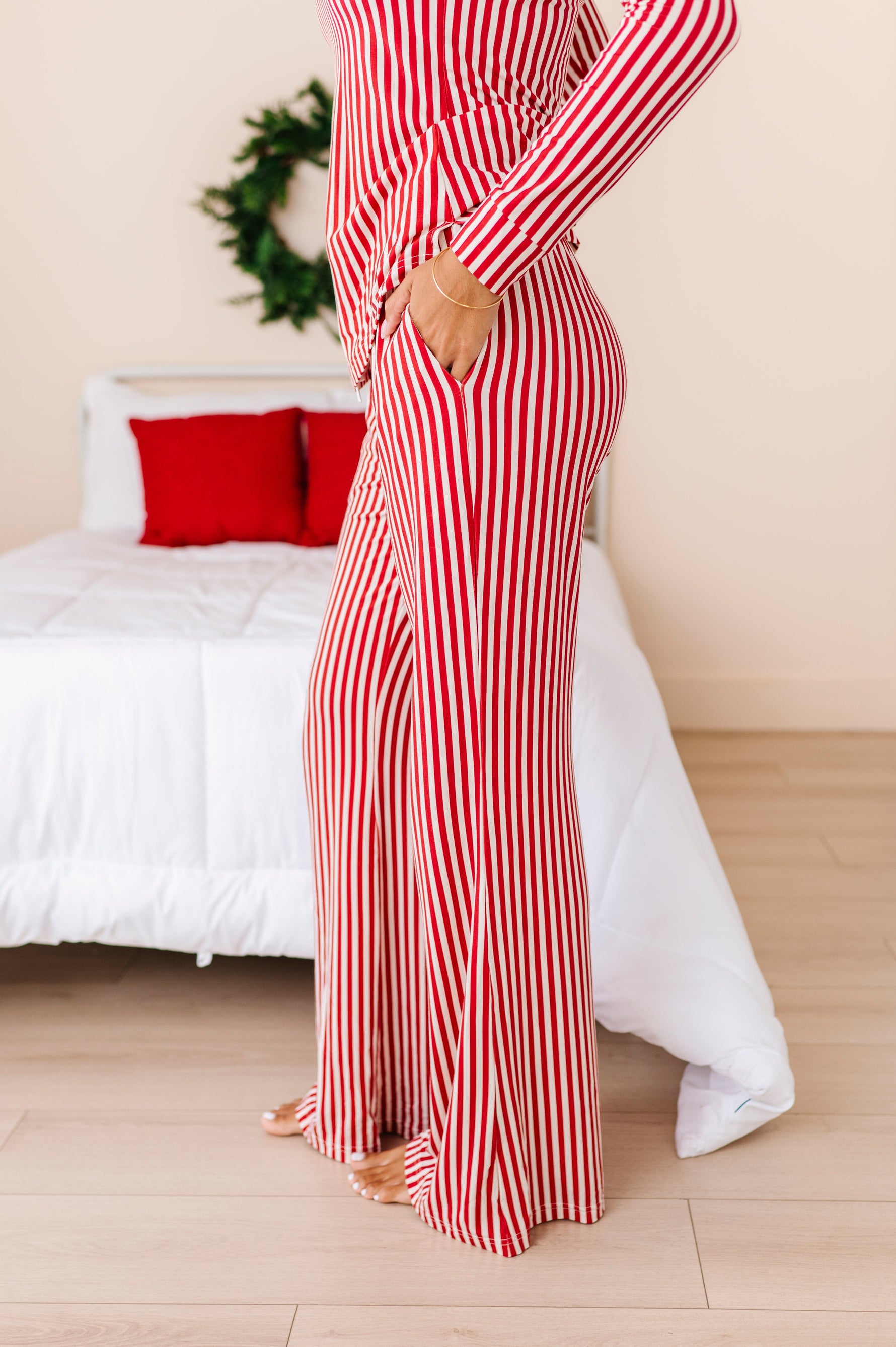 Red Stripes | Women’s PJ PANTS - By Baano
