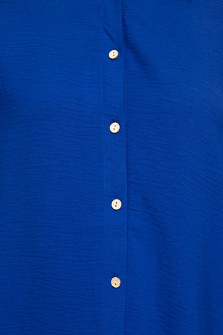 Counterparts Collared 3/4 Sleeve Solid Button Down Shirt - Glamourous Grace