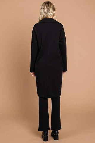 Culture Code Double Breast Lapel Collar Coat - By Baano
