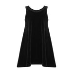 Parni Black Velour Short Jumper