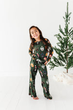 Christmas Doggies | GIRLS WIDE-LEG SET - By Baano