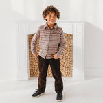 Brown Cord Boys Pant - By Baano