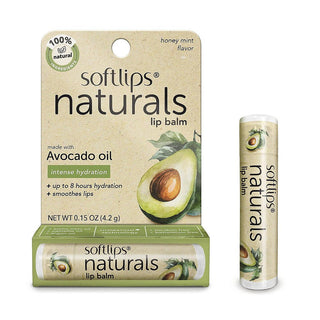 Softlips Naturals Lip Balm With Avocado Oil 0.15 Oz