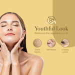 24K Gold & Collagen Daily Face Moisturizer - Dermatologist Tested, Reduces Fine Lines, Anti-Aging, Clean Beauty, Cruelty-Free Korean Skincare, All Skin Types - 1.69 Oz