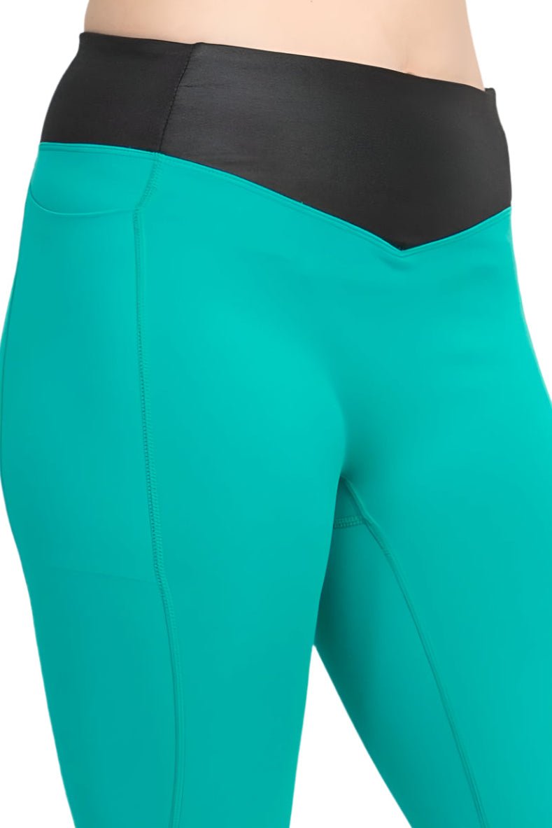 Activology Mid Waist Banded High Shine 7 - 8 Interlock Legging - Glamourous Grace