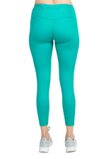 Activology Mid Waist Banded High Shine 7/8 Interlock Leggings - Glamourous Grace