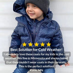 Car Seat Coat | The Road Coat Down - Navy