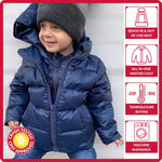Car Seat Coat | The Road Coat Down - Navy