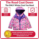 Car Seat Coat | The Road Coat Down - Unicorn Print