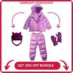 Car Seat Coat | The Road Coat Down - Lilac