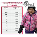 Car Seat Coat | The Road Coat Down - Unicorn Print