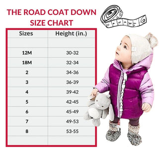 Car Seat Coat | The Road Coat Down - Lilac/Plum