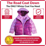 Car Seat Coat | The Road Coat Down - Lilac/Plum